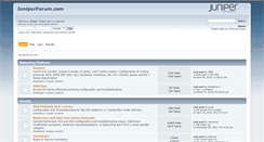 Desktop Screenshot of juniperforum.com